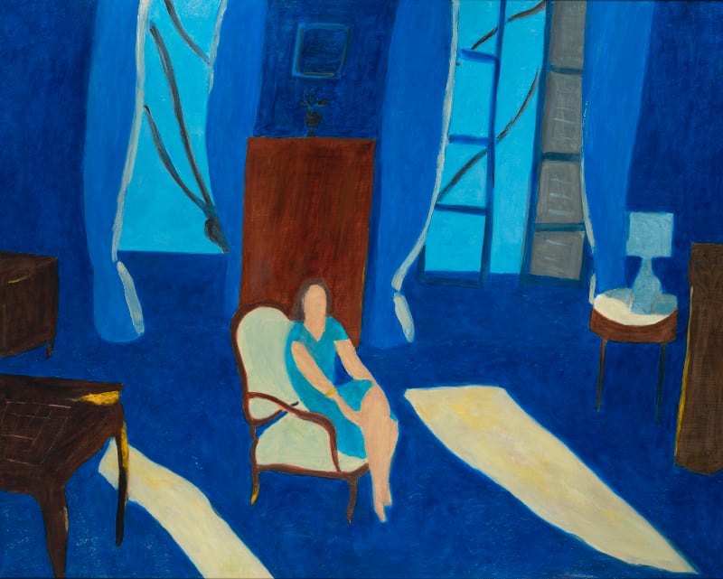 Pierre Boncompain - Le salon bleu